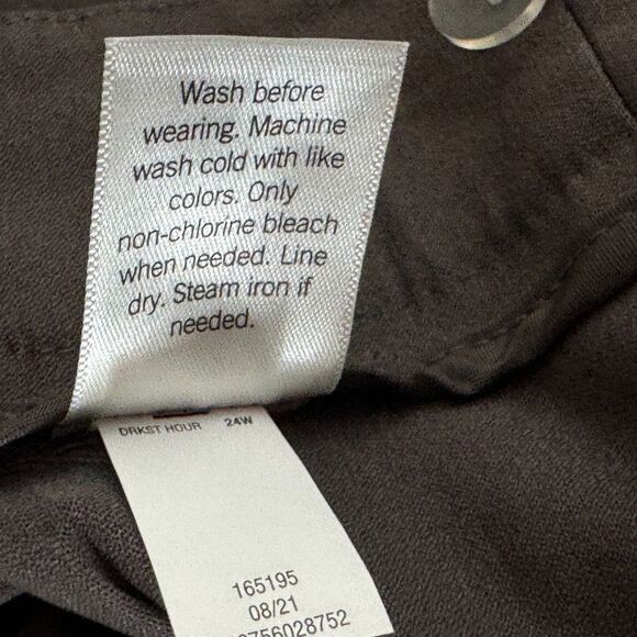 NEW Nine West High Rise Slim Tapered Ankle Pants Women's Plus Size 24 - Picture 8 of 10